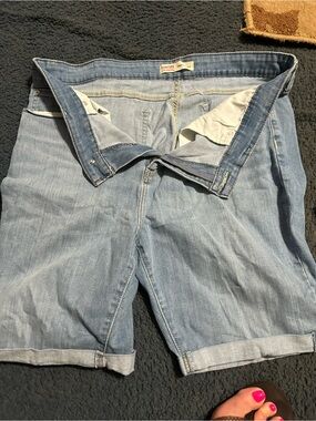 Signature by Levi Strauss Light Blue Denim Bermuda Shorts